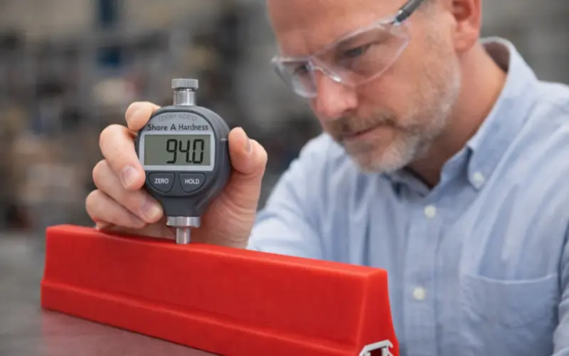 Polyurethane Material Hardness Testing