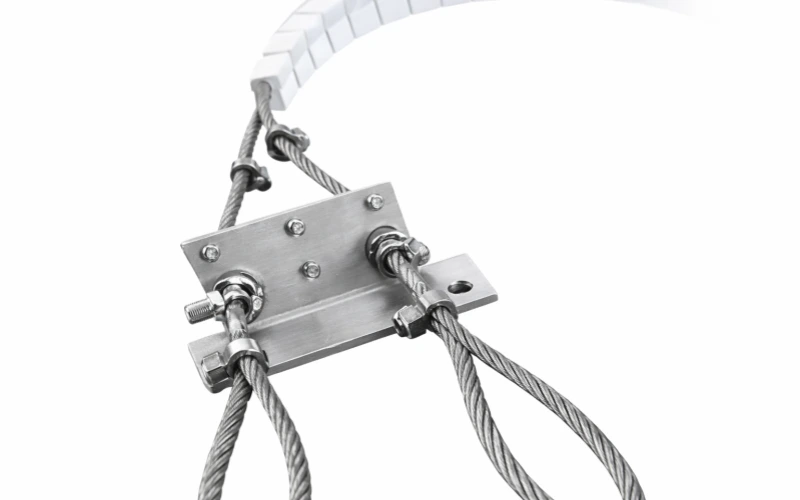 Steel Cable Connected Ceramic Blocks
