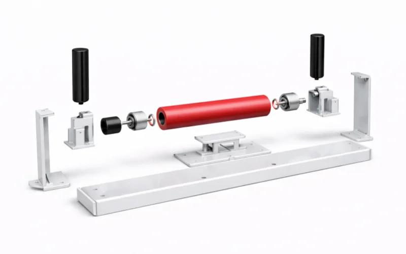 Structural Design for Self-Aligning Idlers