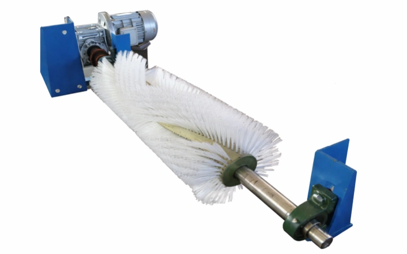 Motorized Rotary Brush Belt Cleaner