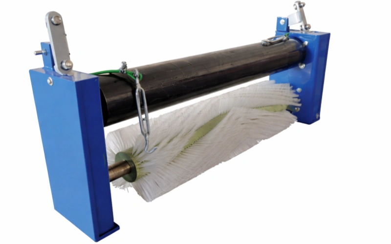 Non-Powered Rotary Brush Belt Cleaner