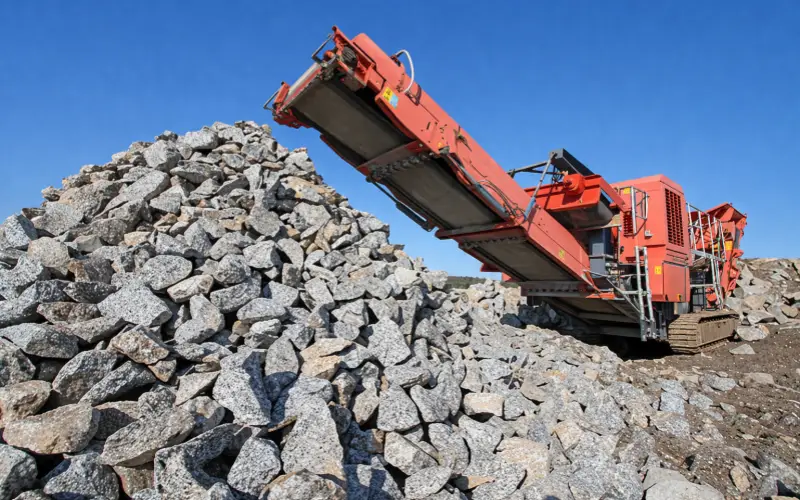stone crushed conveyor parts